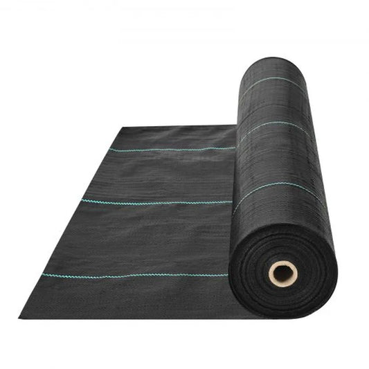 VEVOR 13Ftx108Ft Premium Heavy Duty Weed Barrier Landscape Fabric, 5OZ Woven Geotextile Fabric under Gravel, High Permeability for Weed Blocker Weed Mat, Driveway Fabric, Weed Control Garden Cloth