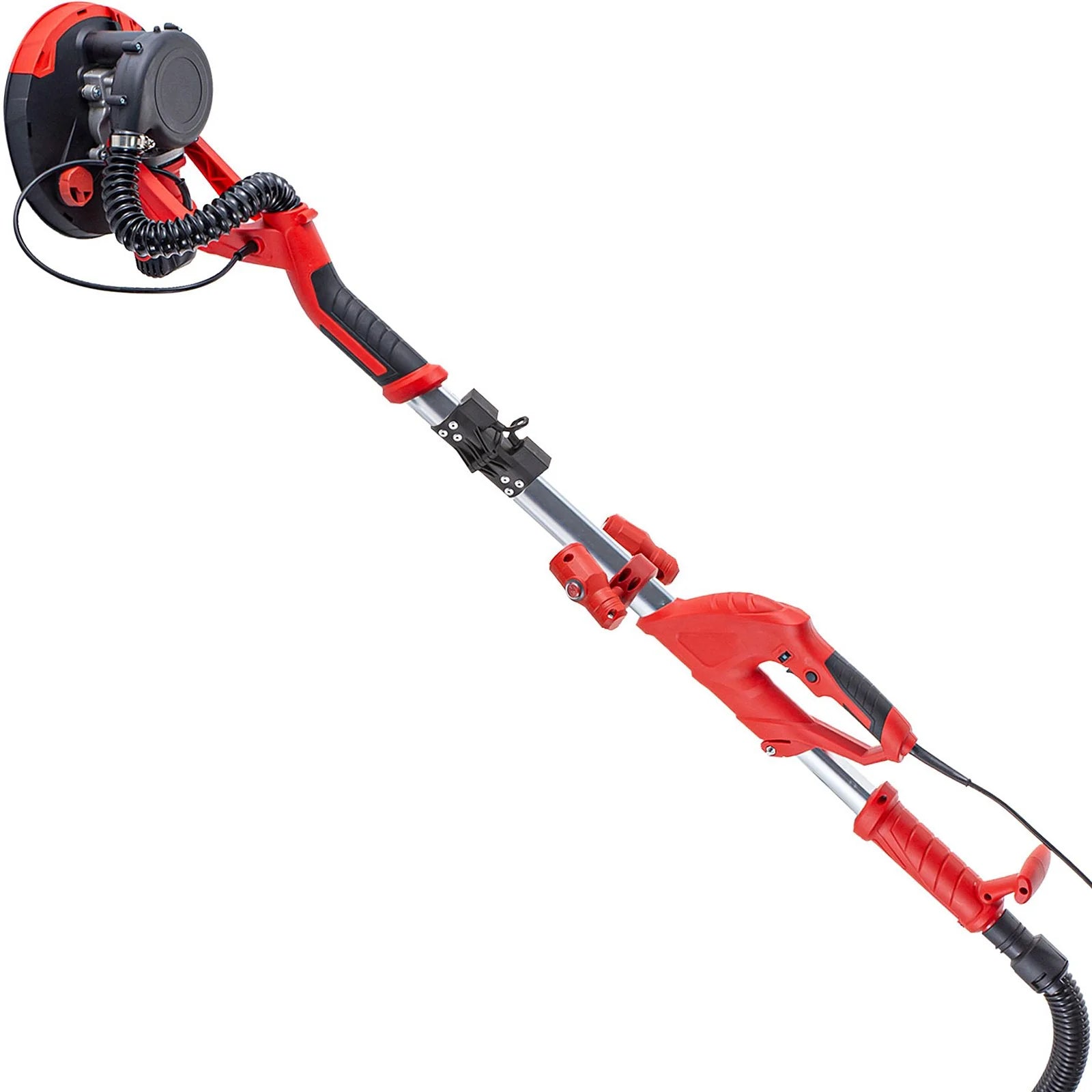 VEVOR Drywall Sander 850W Electric Drywall Sander Foldable Sheetrock Sander with Telescope Handle, Electric Sander Variable Speed 800-1750RPM, Wall Sander with LED Lights and Vacuum Bag, 6 Sand Pad